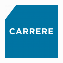 Logo Carrere sur fond bleu